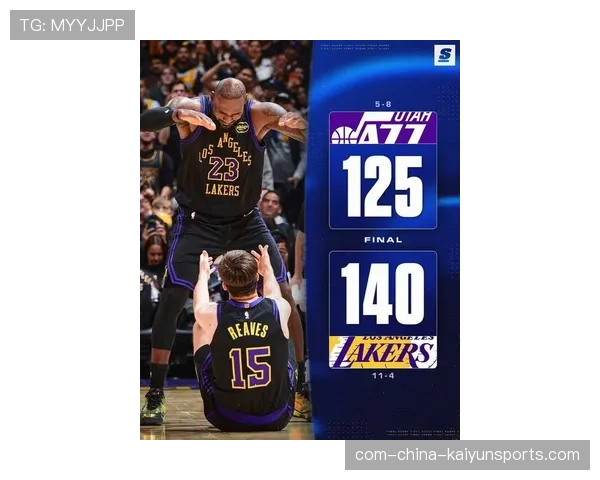 湖人近期豪取五连胜 詹姆斯复出后球队状态正佳